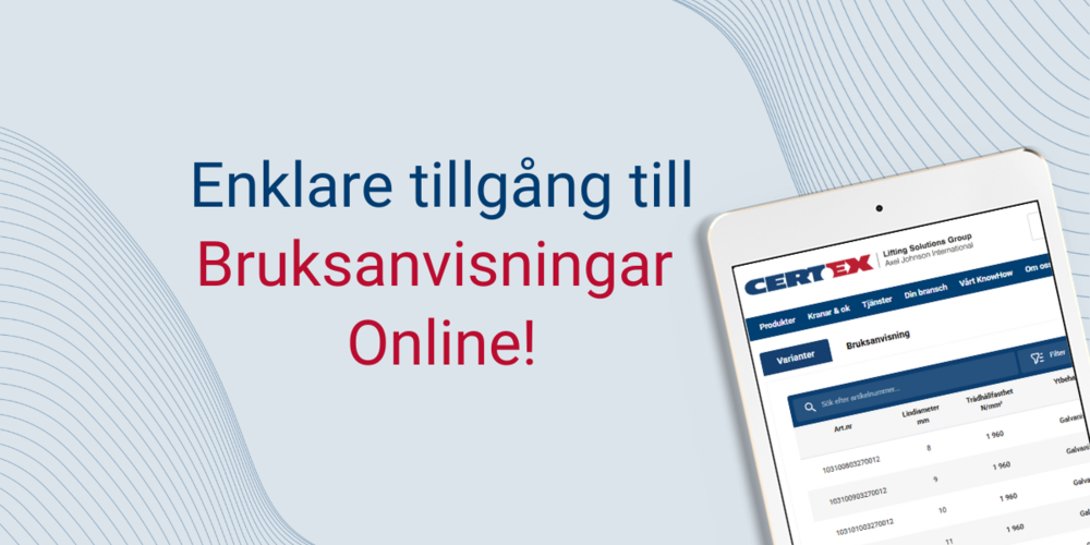 Enklare tillgång till bruksanvisningar online!